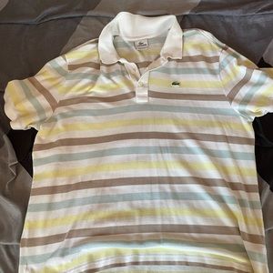 Large Mulitcolored Lacoste Polo